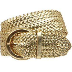 24 kt Gold Braided Metallic Woven Belt